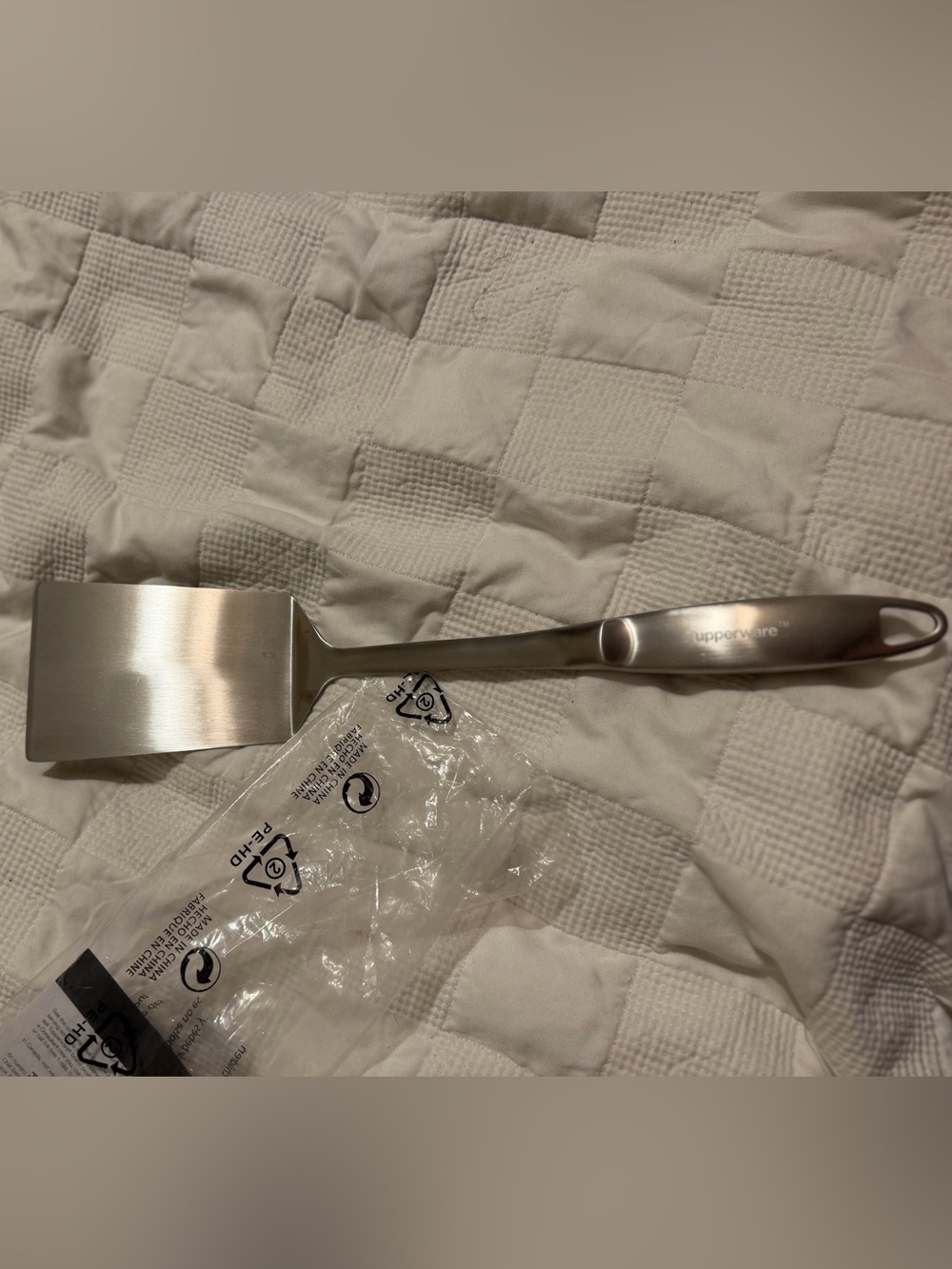 Tupperware chef series Stainless Steel Turner Spatula - Silver
